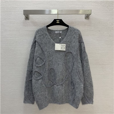 Женский свободный свитер с объёмным плетение  ЛОЕВ*Е 💛