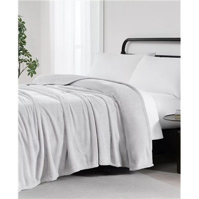 Lauren Ralph Lauren Micromink Plush Blanket, Twin (Плюшевое одеяло)