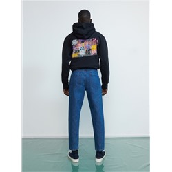 Jeans im Carrot-Fit mit tieferem Schritt