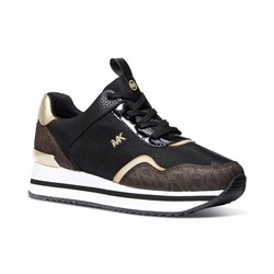 MICHAEL MICHAEL KORS Women's Raina Lace-Up Trainer Running Sneakers