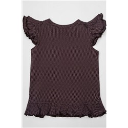Детский костюм с юбкой Полька шоколадный НАТАЛИ #874482