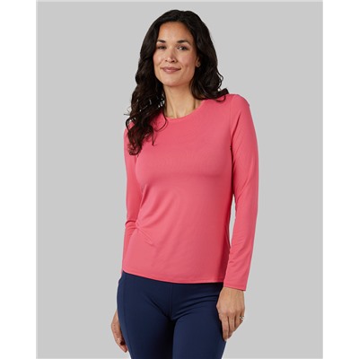 WOMEN'S AIR MESH LONG SLEEVE T-SHIRT