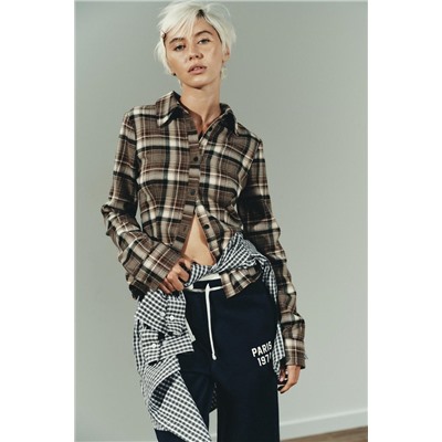 CHECKED FITTED SHIRT