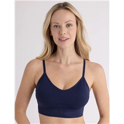 3PK ASSORTED BRALETTES WITH ADJUSTABLE STRAPS