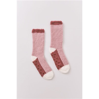 Calcetines largos rosa
