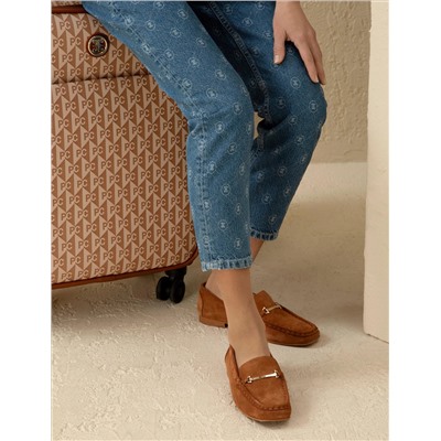 Taba Süet Deri Loafer