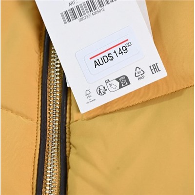 Женская плотная теплая куртка с капюшоном и хлопковой подкладкой ZAR*A