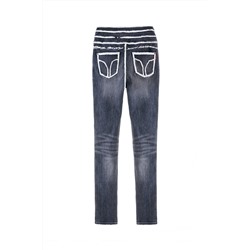 Vaquero slim de tiro alto Negro