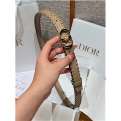 Женский кожаный ремень со стразами   DIO*R  Montaign*e Juli*e