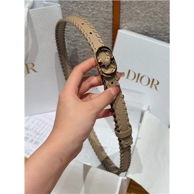 Женский кожаный ремень со стразами   DIO*R  Montaign*e Juli*e