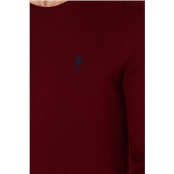 Erkek Bordo Basic Kazak