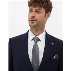 Lacivert Slim Fit Yün Takım Elbise