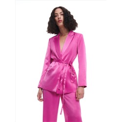 атласный блейзер