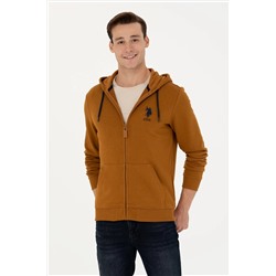 Erkek Coconut Kapüşonlu Örme Hırka