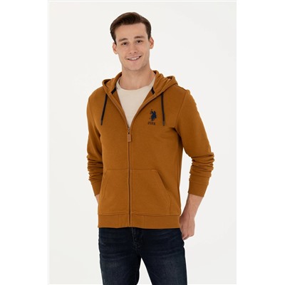 Erkek Coconut Kapüşonlu Örme Hırka