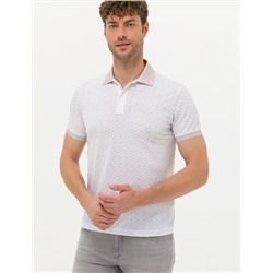 Ekru Slim Fit Polo Yaka Tişört