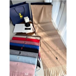 Теплый и пушистый шерстяной шарф/шейный платок RALPH LAURE*N