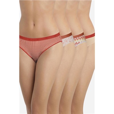 Pack 4 bragas estampadas