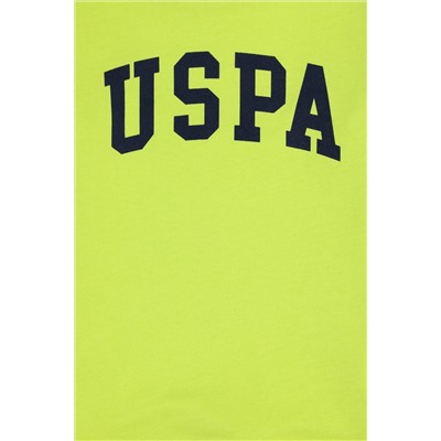Erkek Çocuk Elma Yeşili Basic Bisiklet Yaka Sweatshirt