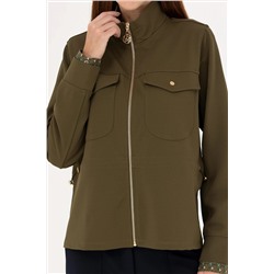 Kadın Haki Sweatshirt