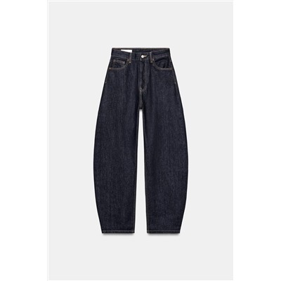 TRF BARREL HIGH-WAIST JEANS