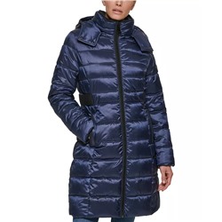 CALVIN KLEIN Women's Shine Hooded Packable Puffer Coat