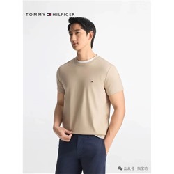 Классическая футболка из мягкого хлопка Tomm*y Hilfige*r