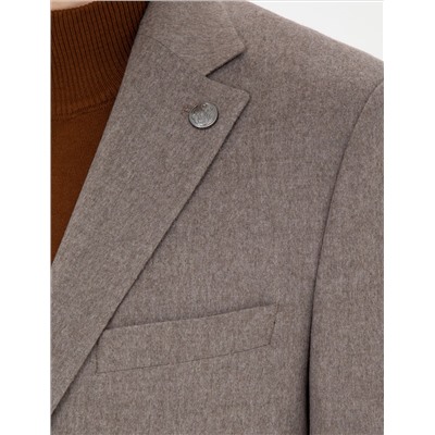Açık Kahverengi Slim Fit Ceket