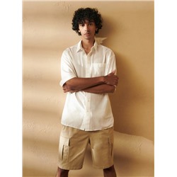 Cargo-Shorts aus Baumwolle