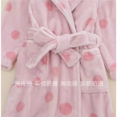 Теплый халат для девочек и мальчиков (110-150)