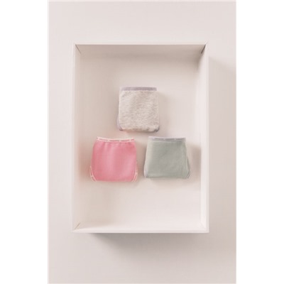 Pack 3 tangas verde, rosa y rosa oscuro