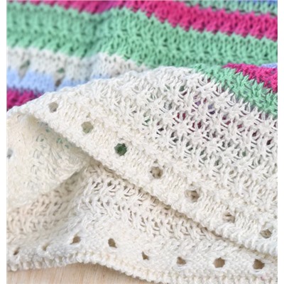 Женский хлопковый вязаный жилет