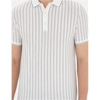 Beyaz Slim Fit Tişört