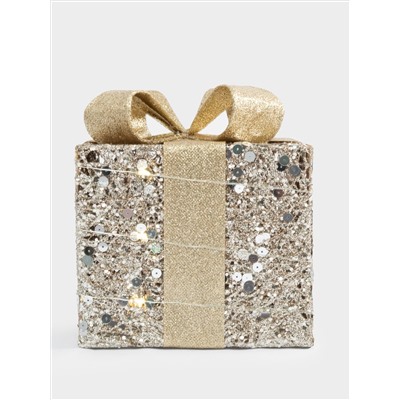 Статуэтка с подсветкой, 15 см, полиэстер/металл, шампань, Подарок, Celebration