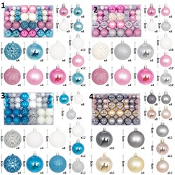 Огромный набор елочных шаров 🔴  Привозила такие каждый год. Шикарно как и для композиций/поделок, так и украсить елку в моно цвет