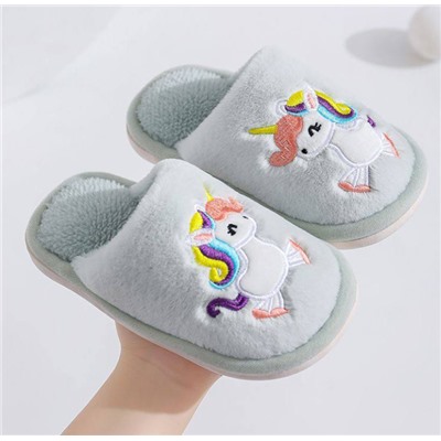 Детские теплые тапочки