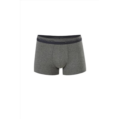 Pierre Cardin Lacivert Gri Pamuklu Likralı 3'lü Erkek Boxer