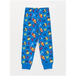 LC Waikiki Bisiklet Yaka Baskılı Uzun Kollu Erkek Çocuk Pijama Takımı, LCW Kids                                            
                                            Bisiklet Yaka Baskılı Uzun Kollu Erkek Çocuk Pijama Takımı