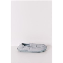 Zapatillas casa mocasín azul