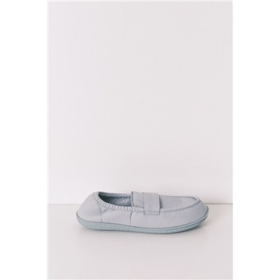 Zapatillas casa mocasín azul
