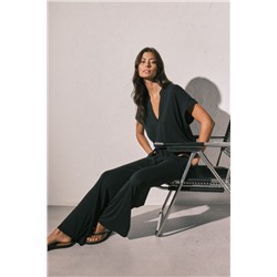 Mono largo fluido negro