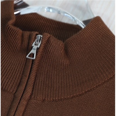 Повседневный трикотажный свитер с длинным рукавом ЛАКОСТ*Е