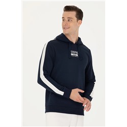 Erkek Lacivert Kapüşonlu Sweatshirt