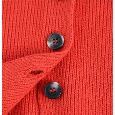 Красный трикотажный кардиган Н*М