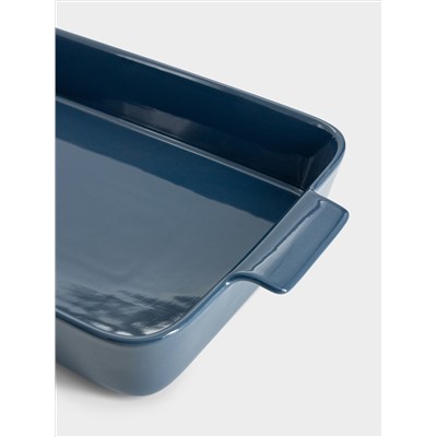 Форма для запекания, 36х24 см, фарфор P, прямоугольная, синяя, Indulgence