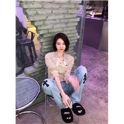 Махровые тапочки для дома и улицы Balenciag*a