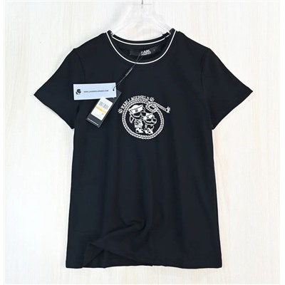 Женская хлопковая футболка КАР*Л 😎