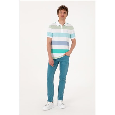 Erkek Yeşil Jean Pantolon