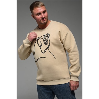 8535 Мужской свитшот оверсайз