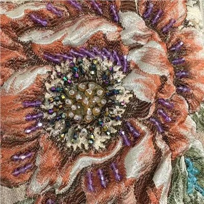 жаккардовая куртка с длинными рукавами и застежкой-молнией, абрикосовый, синий, S-XXL, [размер M; ширина плеч 39, обхват груди 102, длина рукава 59, длина одежды 59]